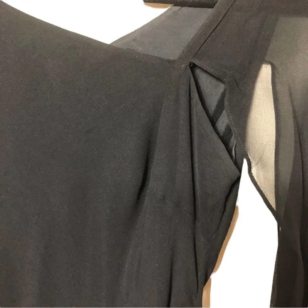 Maggy London Black Silk Dress - Picture 6 of 10